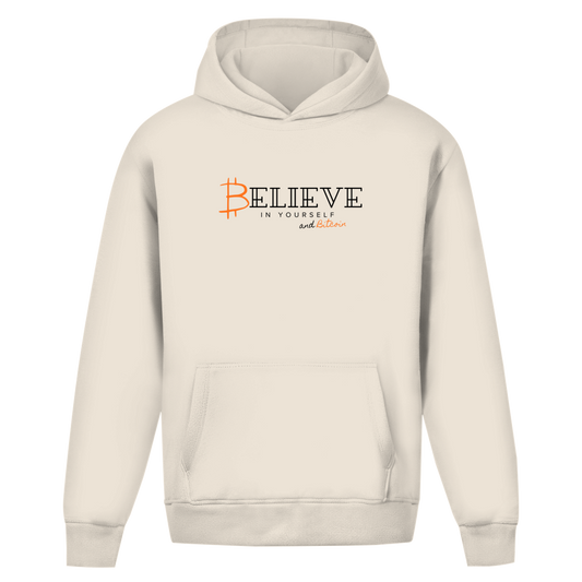 Oversize Hoodie Ohne Kordel Believe