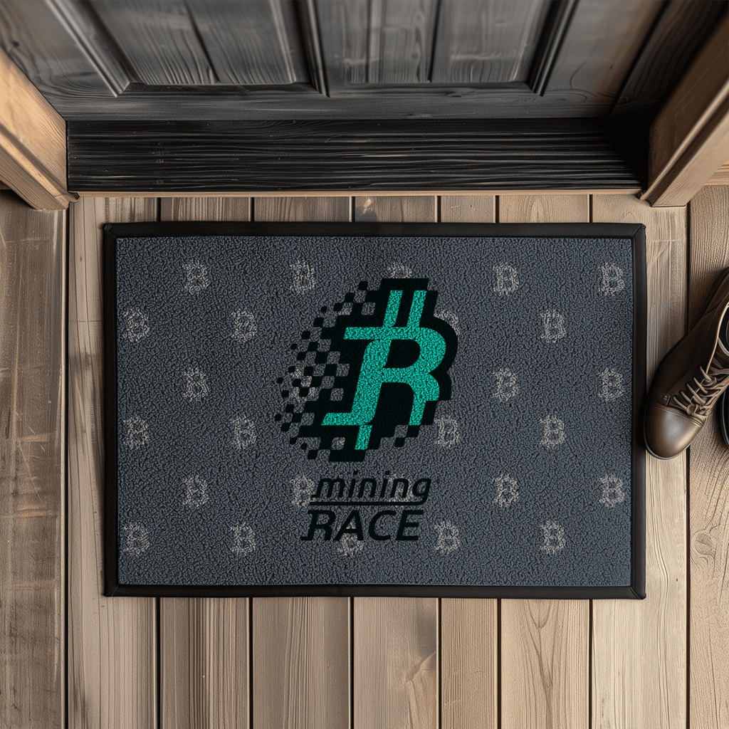 Fußmatte mit Gummirand Mining Race