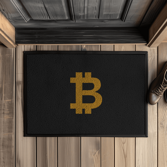 Fußmatte mit Gummirand Bitcoin