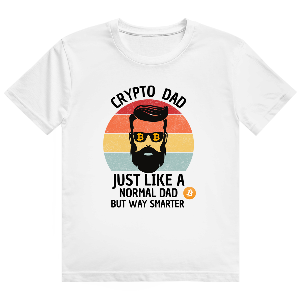 Herren Heavy Cotton T-Shirt Crypto Dad