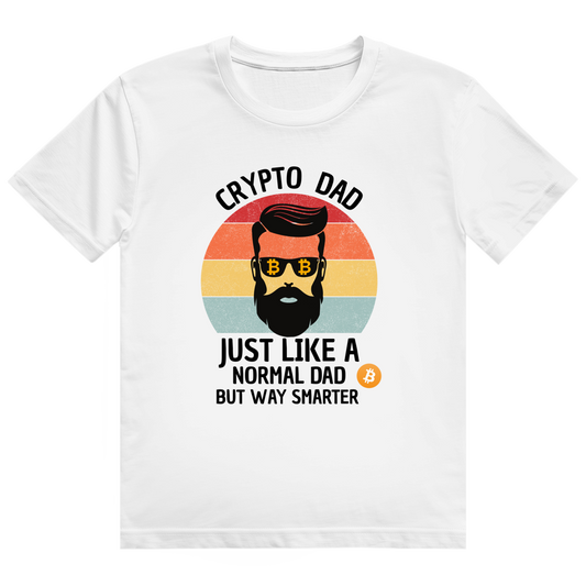 Herren Heavy Cotton T-Shirt Crypto Dad