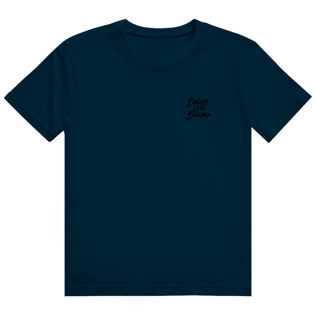 Cotton T-Shirt Believe. Act. Become