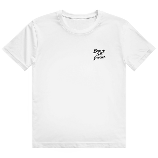 Cotton T-Shirt Believe. Act. Become