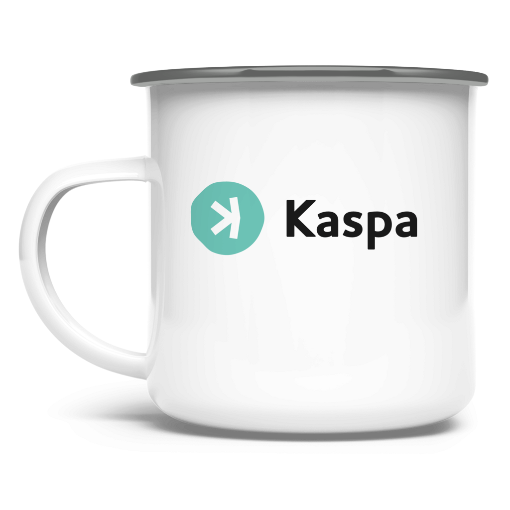 Emaille Tasse kaspa
