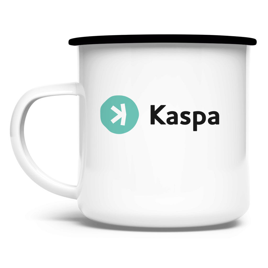 Emaille Tasse kaspa
