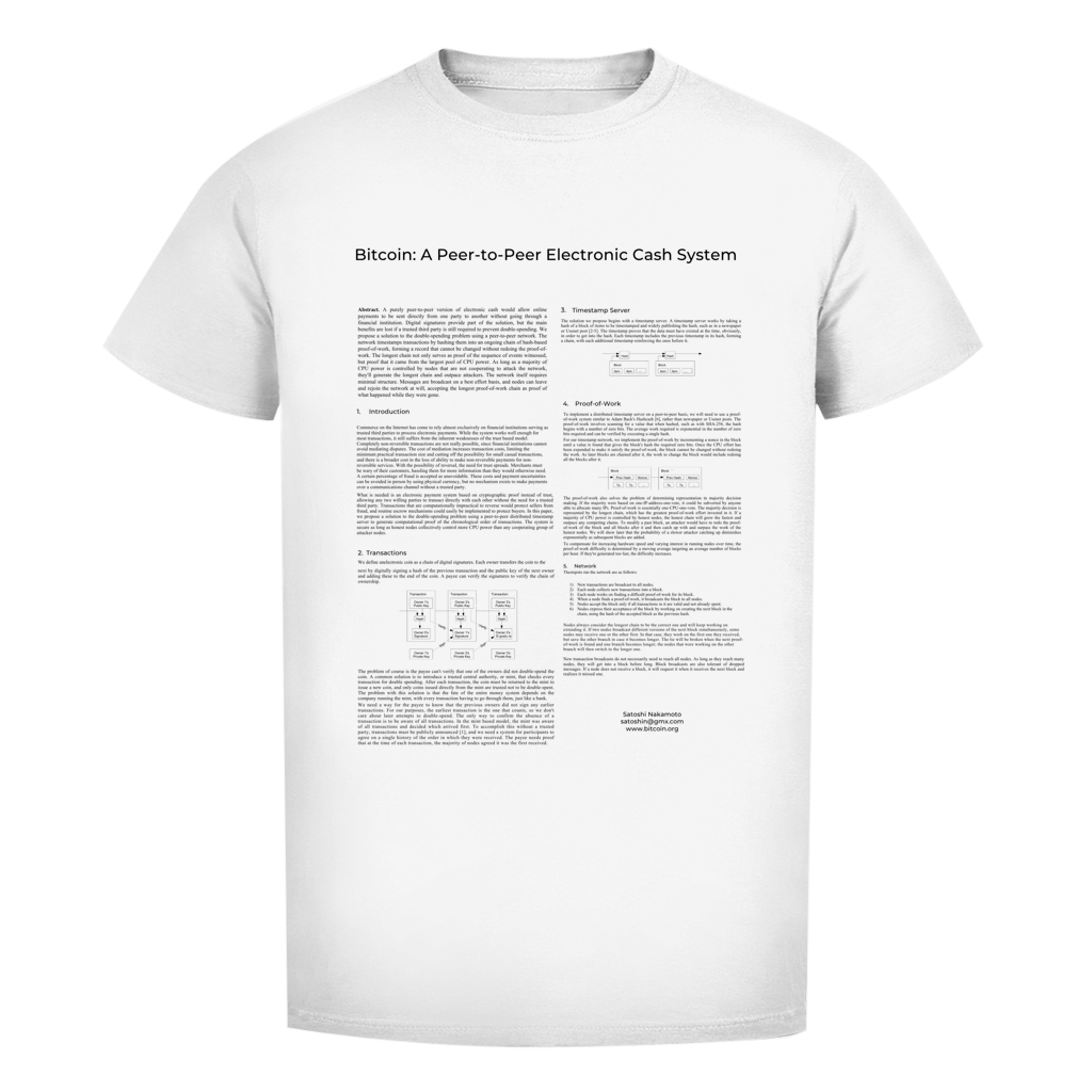 White Paper - T Shirt
